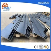 CNC laserom rezané kovové diely